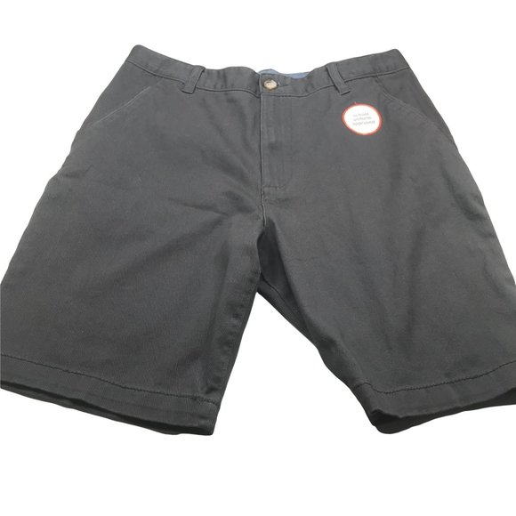 Wonder Nation Boy's Size 14 Husky Adjustable Waist Flat Front Shorts Gray New - Picture 1 of 13